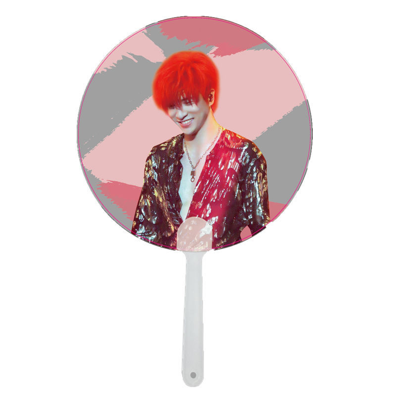 薛之谦透明扇子透扇横幅手幅应援生日礼物写真周边一件代发