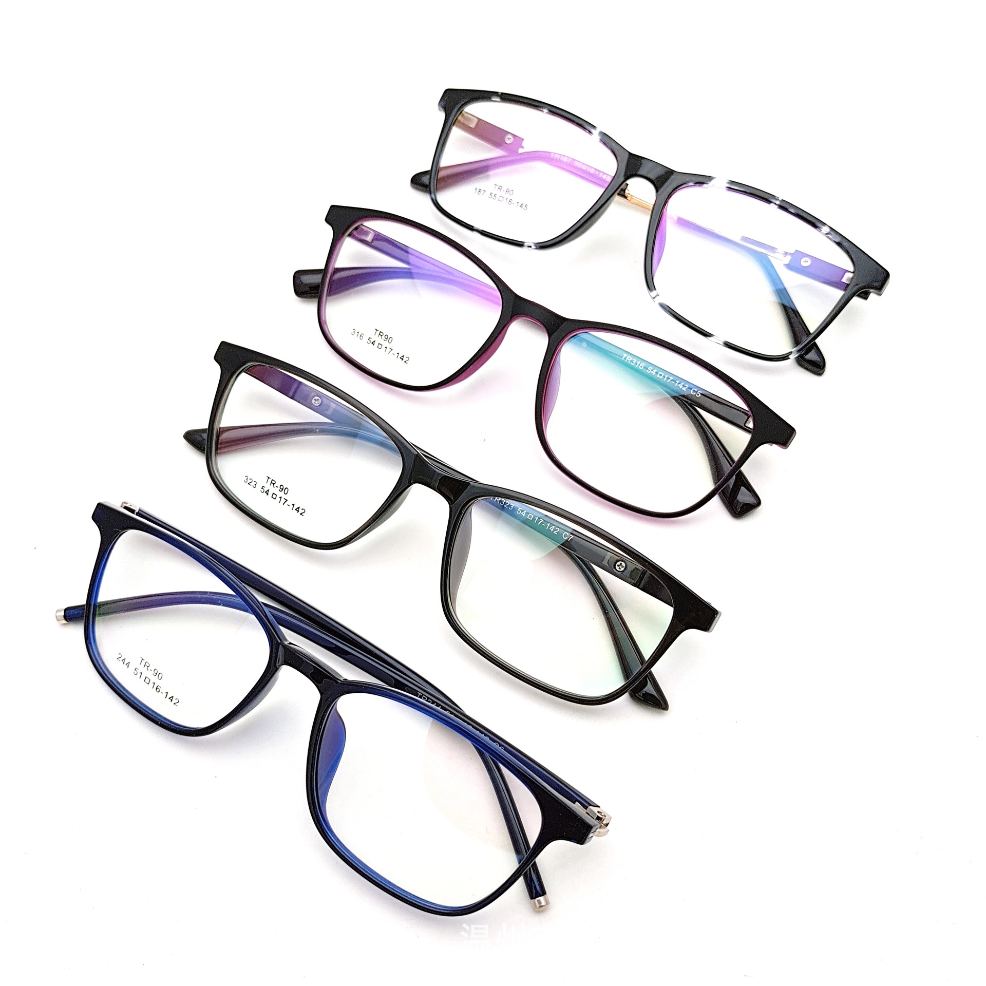 高品质tr90眼镜时尚新款眼镜架男女学生近视眼镜框混批