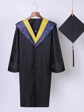 学士服大学生文科毕业礼服大码校徽理工科硕士博士服