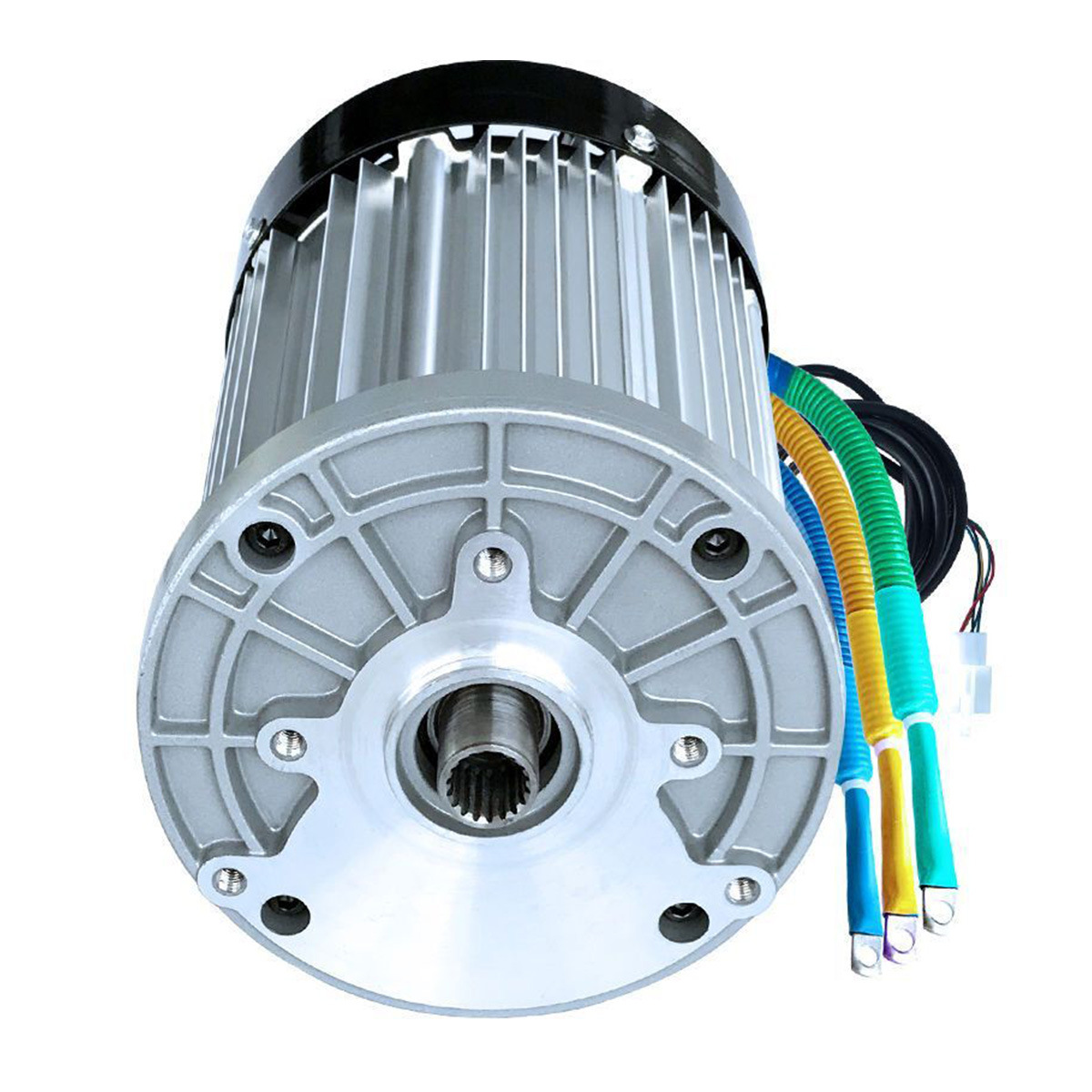 载客电动三轮车电机三孔五孔通用18齿大功率无刷电机48v60v72v