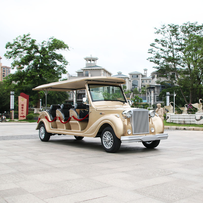 香槟金豪华老爷车景区游览电动车厂家房地产贵宾接待车价格-阿里巴巴