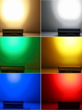 LED50W景观绿化灯 超亮七彩照树 洗墙投射黄 红绿蓝100瓦暖白