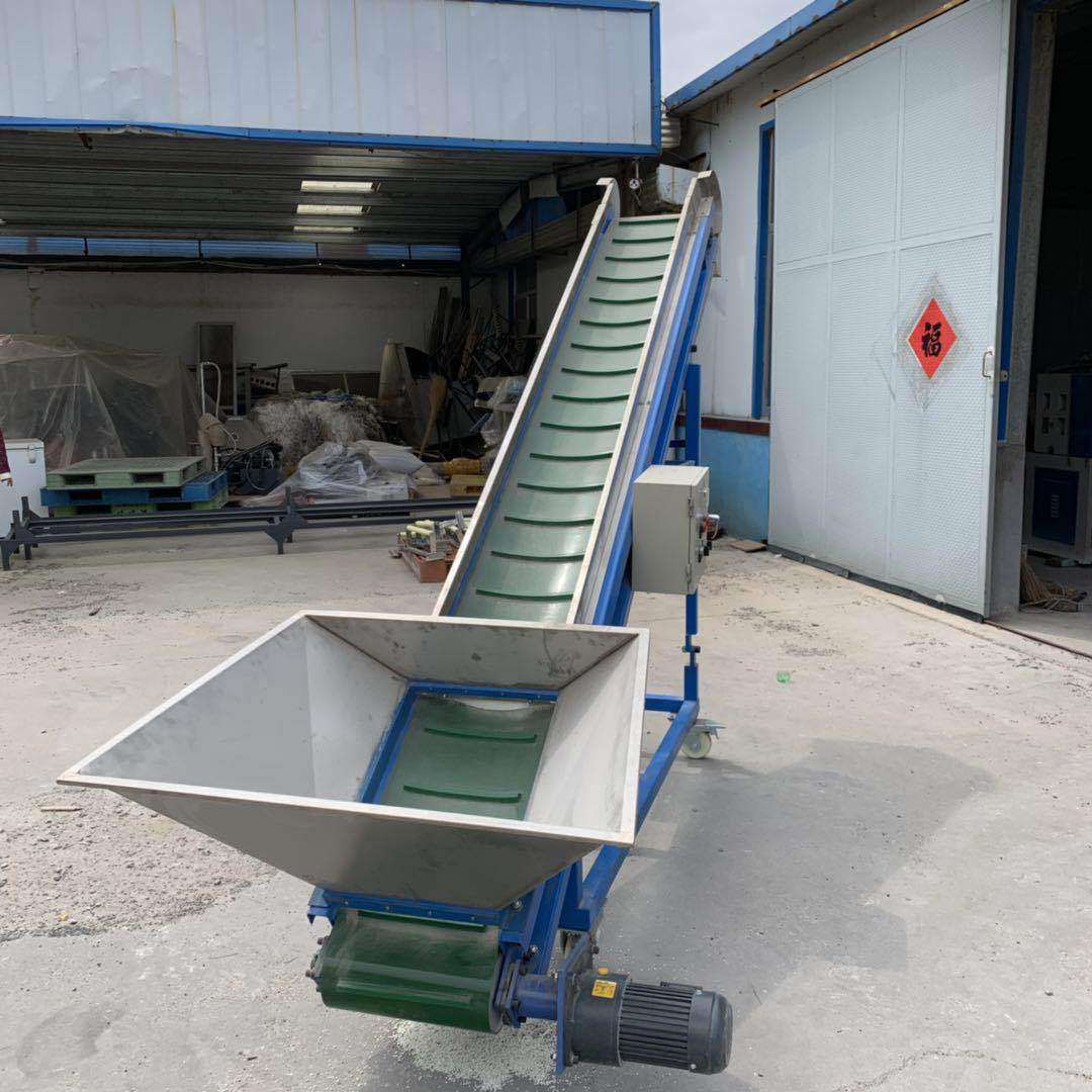 废旧泡沫冷压机 新款泡沫压块自动上料机 泡沫破碎压缩输送设备