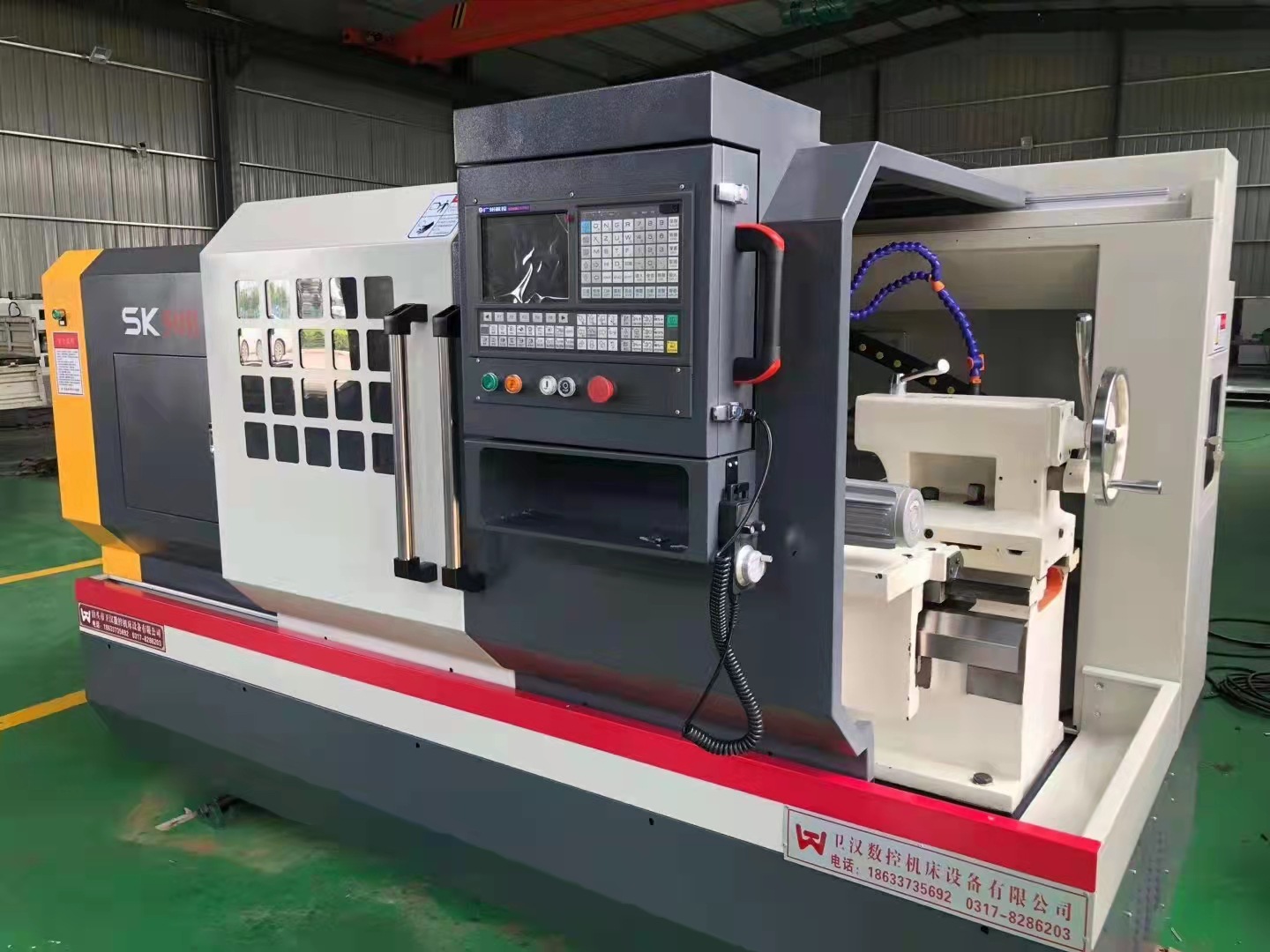 卧式全自动广数系统整体床身 ck-6150自动化数控机床