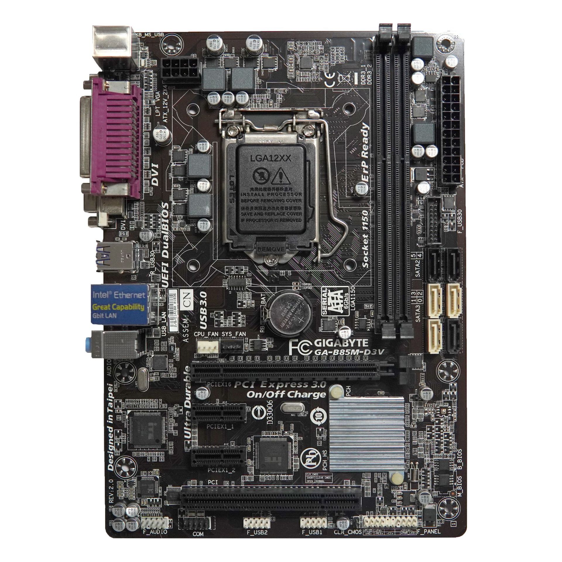 适用gigabyte/技嘉b85主板 技嘉ga-b85m-d3v 1150针主板