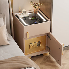 智能床头柜保险箱一体柜2024新款卧室家用带锁简约现代轻奢感