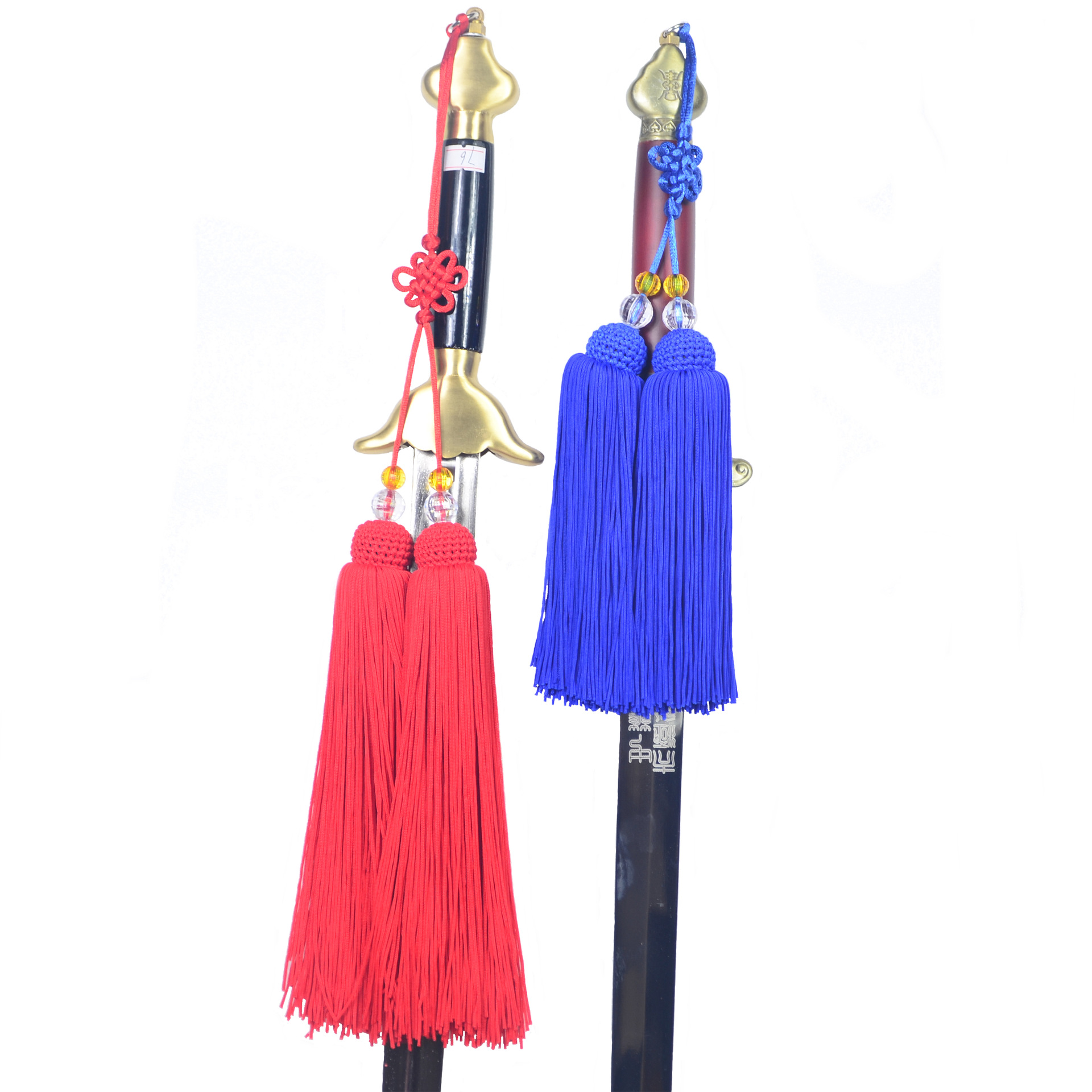 高档冰丝加密小剑穗 超短款短穗中穗太极武术比赛专用宝剑配饰