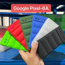 羽绒服手机壳适用谷歌 Pixel 6A波浪凹凸1.5MM精孔加厚车线保护套