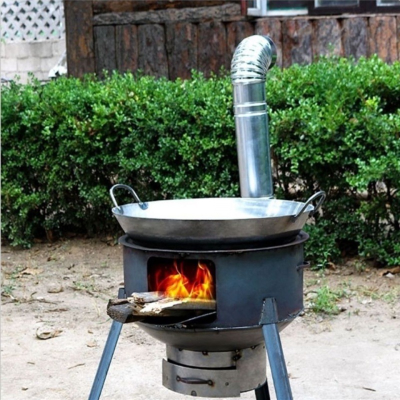 户外炉具新型柴火灶农村家用柴火炉烧火台炉子灶炉移动便携烧木柴