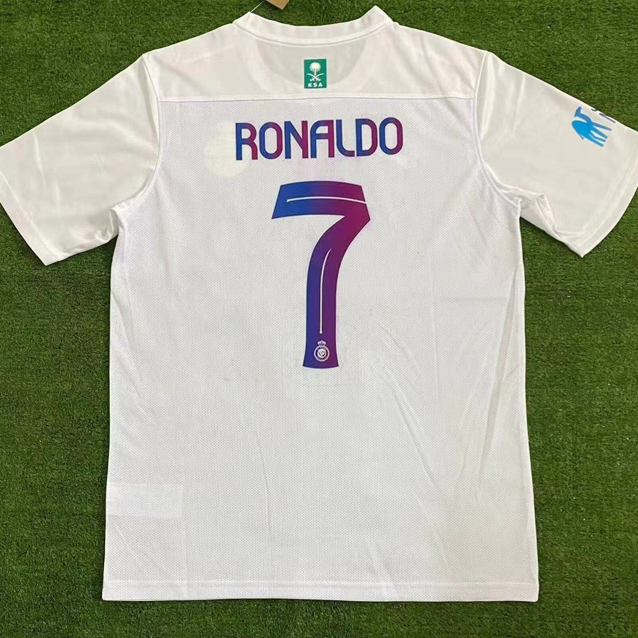 23-24利雅得胜利7号c罗球衣球员球迷版主客场二客白色足球服泰版