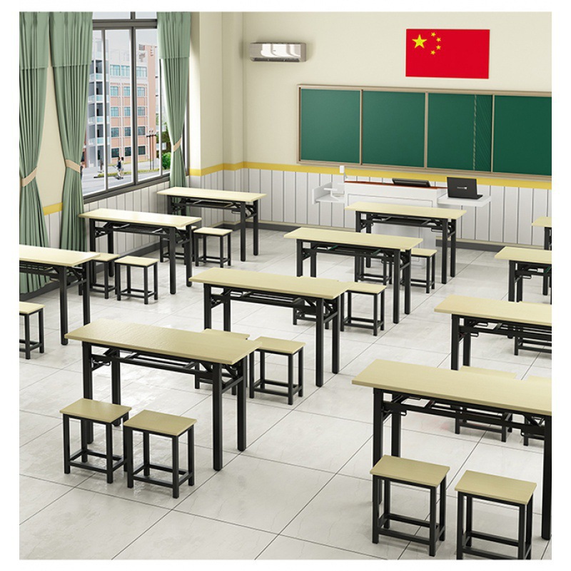 中小学生补习课桌椅辅导班培训班折叠桌子学校教室书桌托管班桌椅