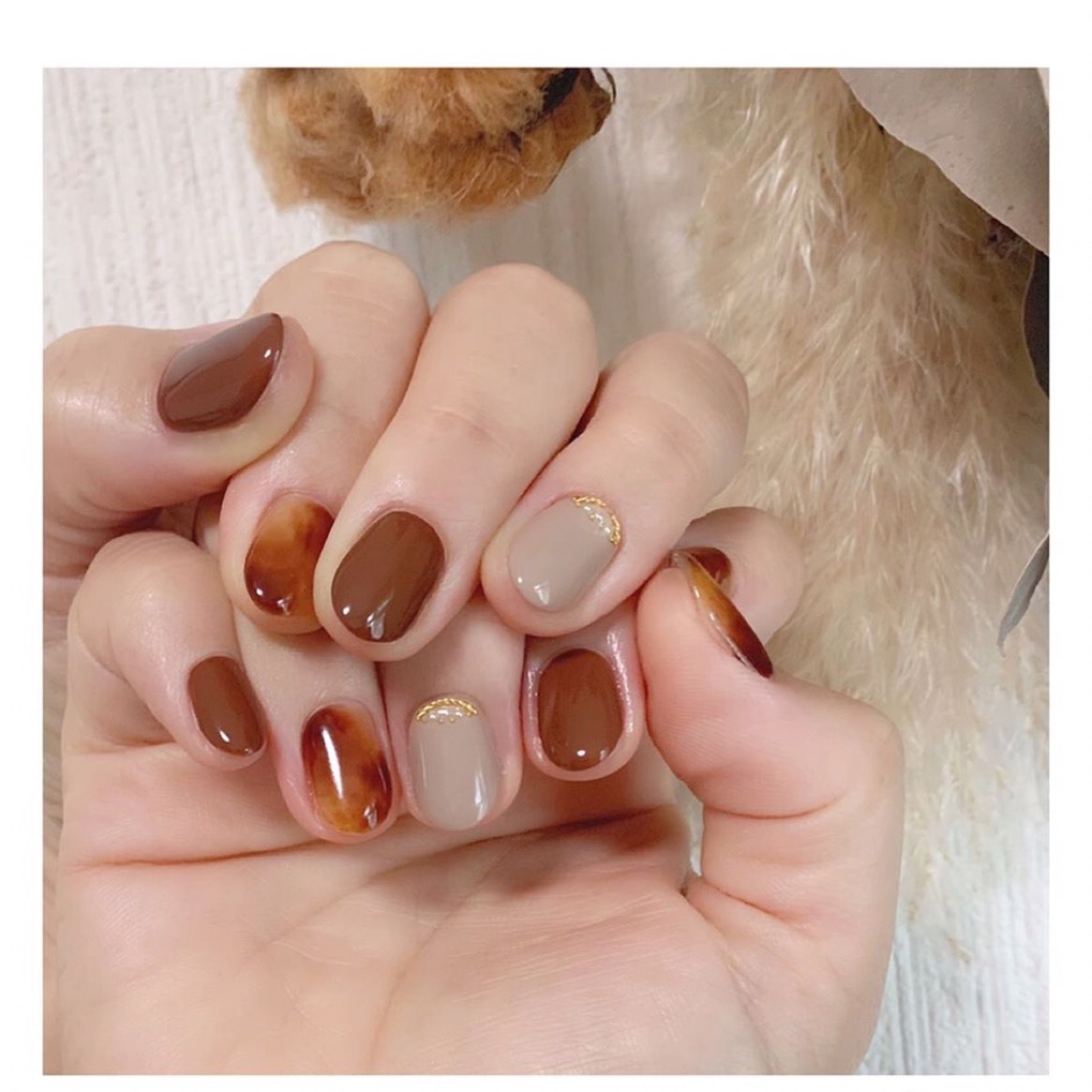 397西柚美甲成品手工防水环保光疗甲显手白贴片穿戴甲短款图