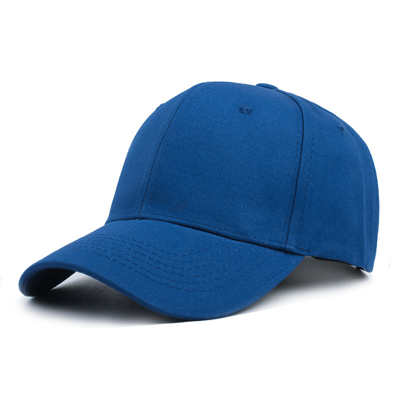 Pure Cotton All-Match Hard Top Peak Cap Sun Hat Men's Sun Hat Women's Solid Color Light Board Men's Stick