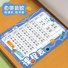 初中小学生课程表贴纸幼儿园儿童小孩迷你小奖状姓名字不干胶贴画