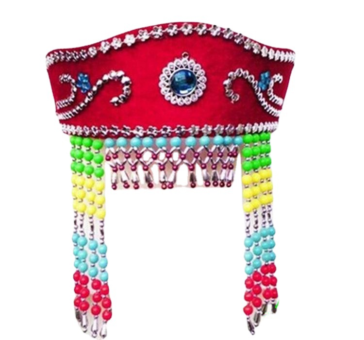 蒙古帽 无顶蒙古帽子 民族帽 新疆帽格格 皇帝 香妃帽子 公主地主