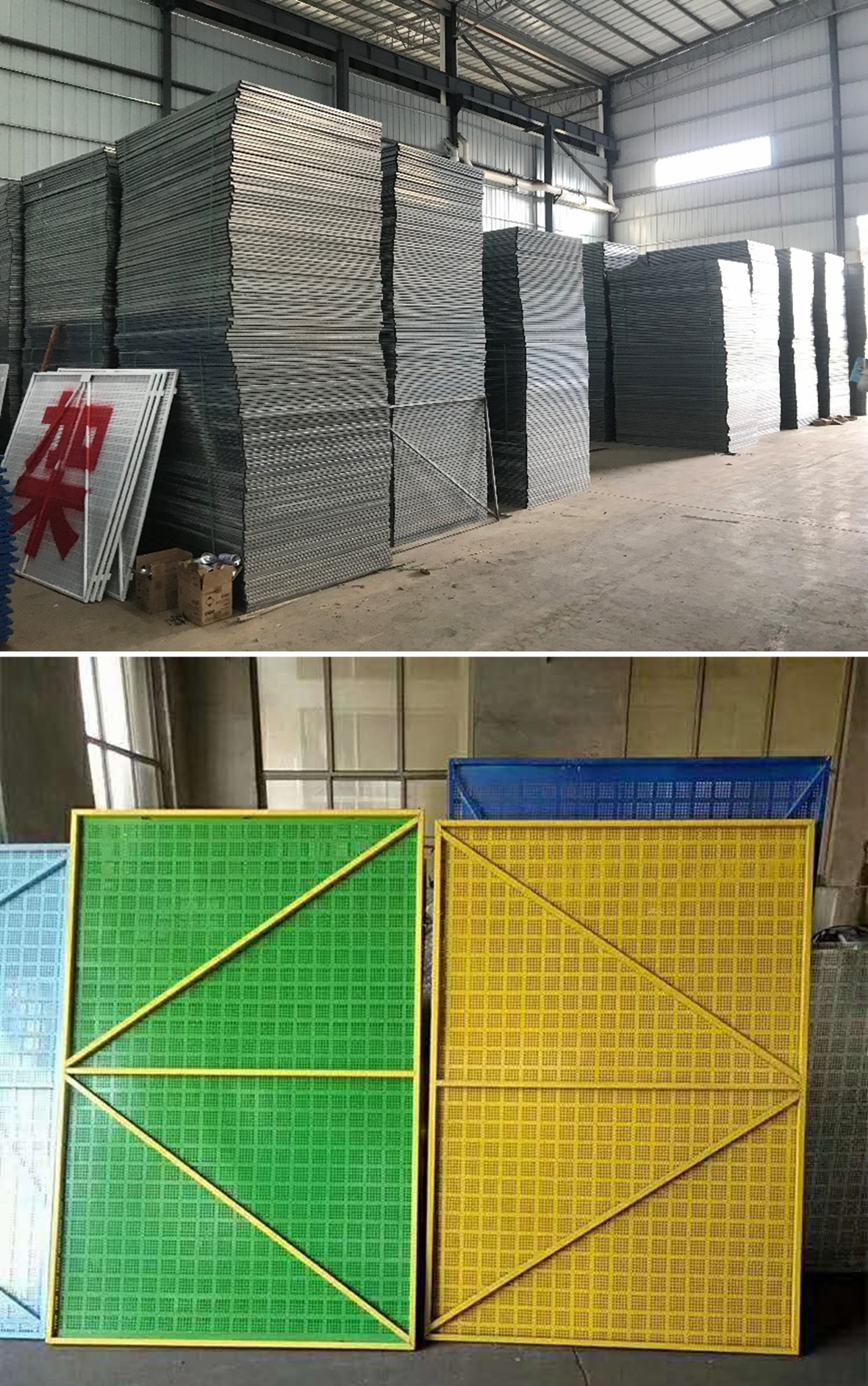 建筑施工外墙防护网 脚手架附着型金属网片 高层建筑米字型爬架网