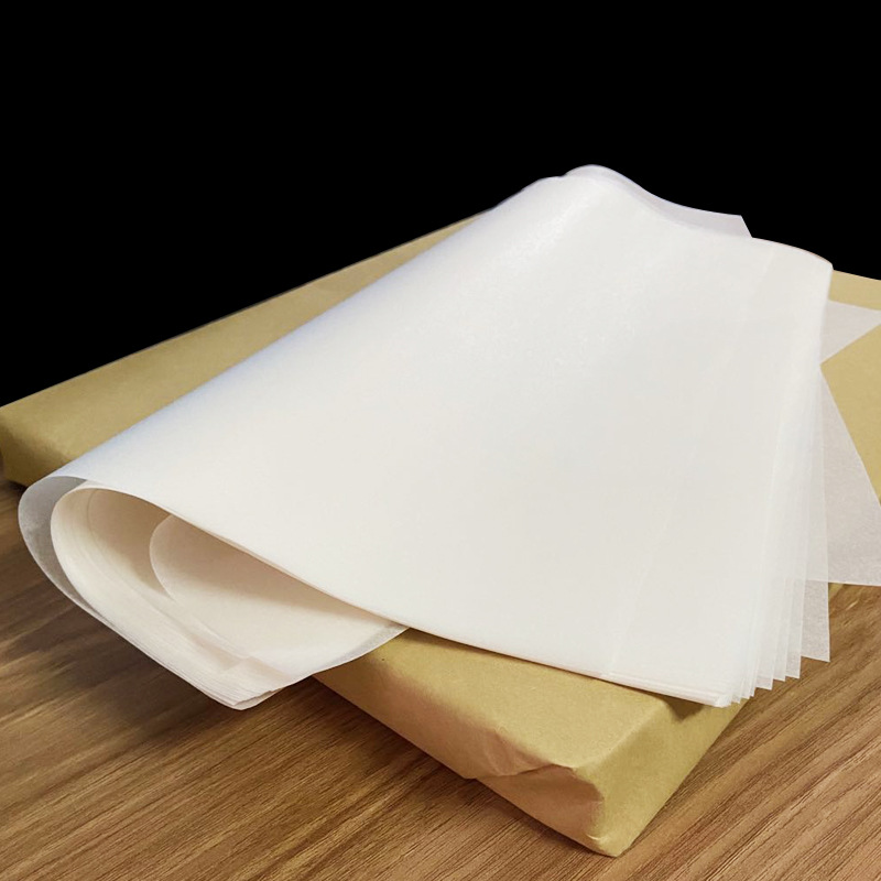 厂家批发 25*35本色硅油纸烤箱 棕色烘焙羊皮纸空气炸锅烘焙油纸-报价