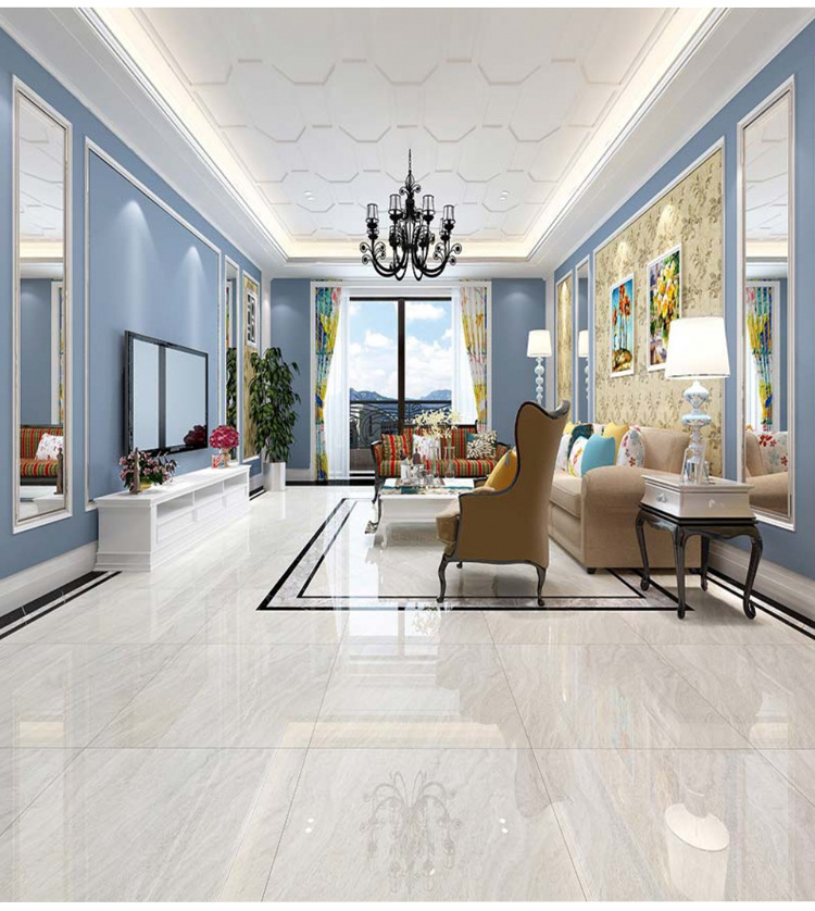 佛山瓷砖亚马逊800*800地砖现代简约客厅饭厅卧室加厚加白地板砖