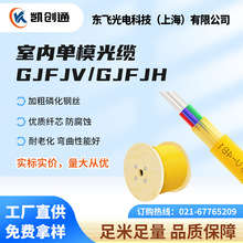 东飞厂家直销GJFJV单模光纤4 6 8 12 24芯束状软通讯光 缆线