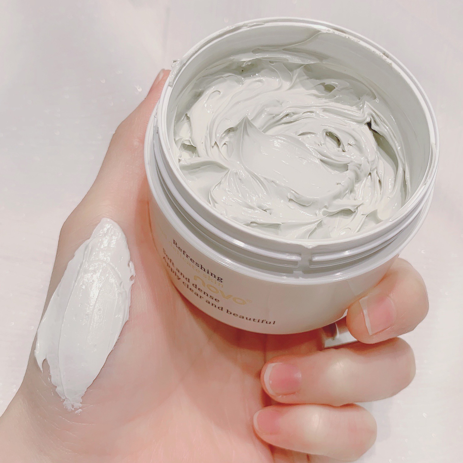 novo白泥膜面膜涂抹式深层清洁收缩毛孔去黑头学生党控油补水保湿