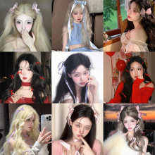 法式新款甜酷粉色蝴蝶结飘带发夹少女感丝带发卡氛围感拍照发饰品