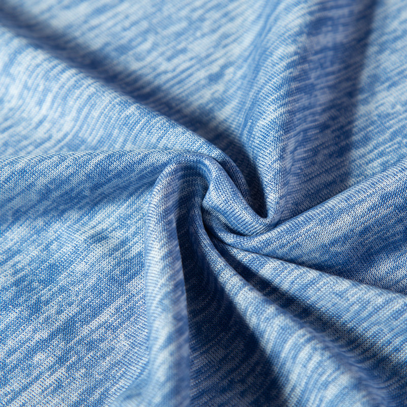 夏凉毯冰丝面料 pe聚乙烯冷感 尼龙凉感面料 针织冷感花灰云纹布