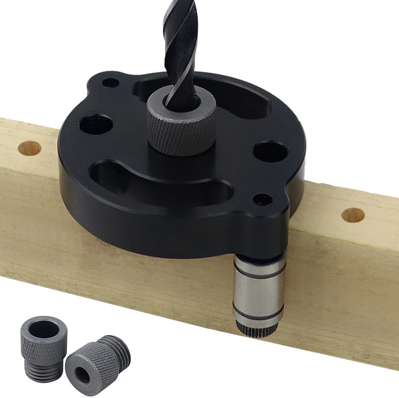 直孔钻孔定位器 带刻度钻孔定位器 圆木榫diy工具