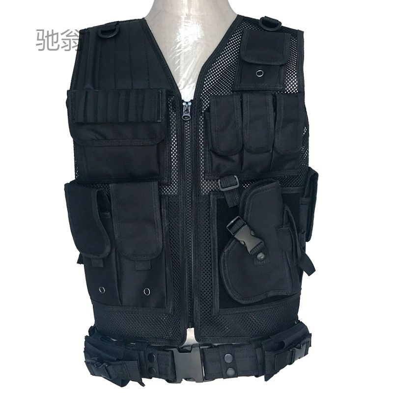 新疆户外真人cs战术背心马甲装备网眼透气多功能轻量化两-阿里巴巴