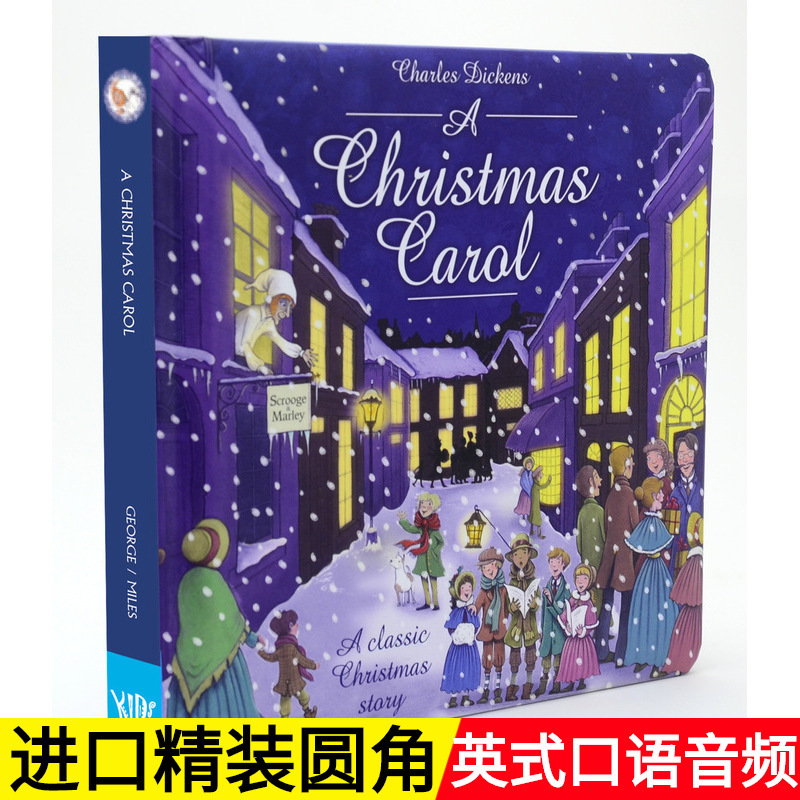 英语绘本 英文原版进口 儿童绘本 Christmas Carol圣诞节颂歌绘本