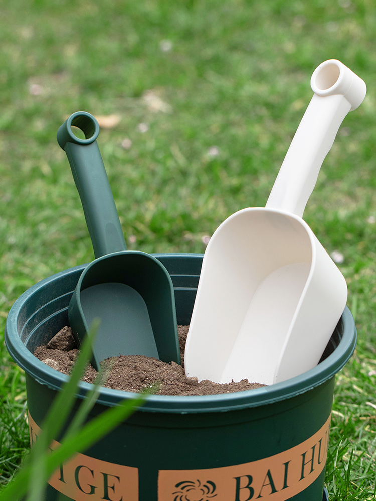 加厚土铲大号平底园艺松土工具挖土种菜铲沙滩儿童塑料冰铲小铲子