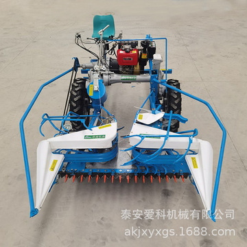 青海燕麦割晒打捆机三轮四轮小麦收割打捆成捆放倒荆芥打捆机