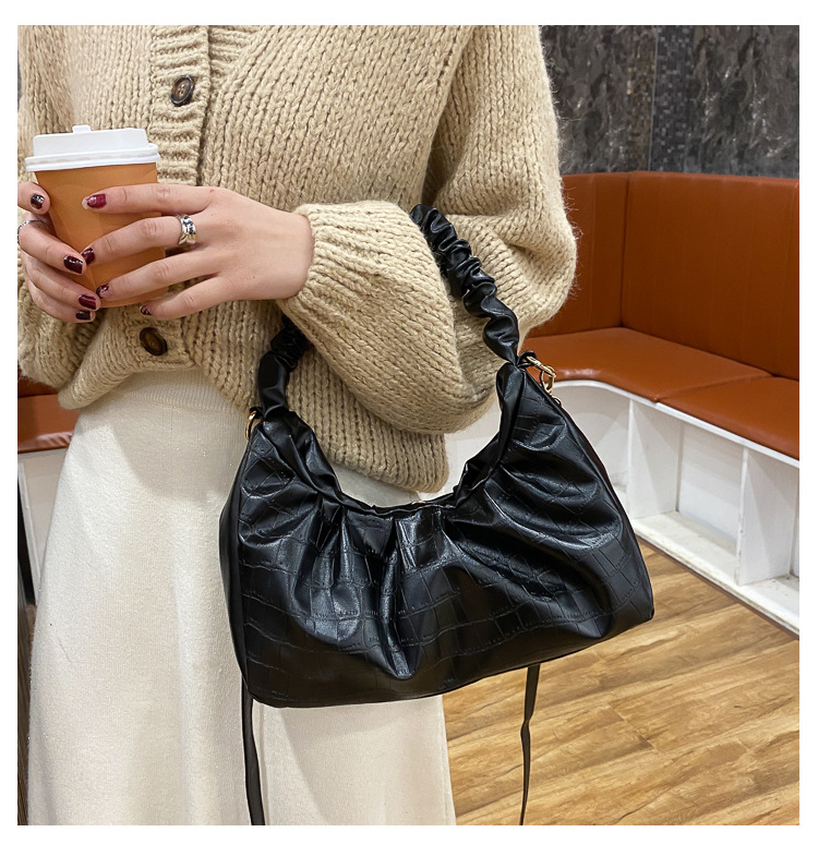 Bag Women's Bag 2021 Spring New Fashion Korean Style Shoulder MiuMiu Bag Simple Western Style Crossbody Handbag