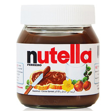 巧克力酱nutella能多益可可榛子早餐进口烘培抹面包榛果酱