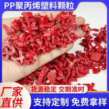 红色PP聚丙烯塑料破碎料 托盘 现货批发粉碎料PP共聚再生塑料