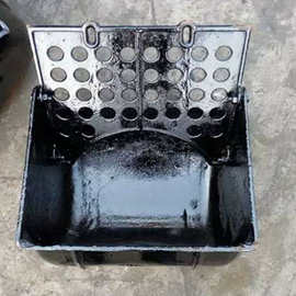 世昌产床母猪食槽 定位栏槽子 铸铁食槽 钢板槽子