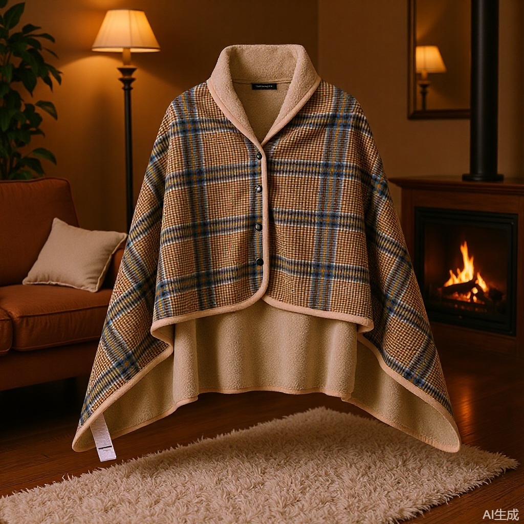 两用披肩毯a办公室午睡毯子批发保暖双层加厚毛毯云貂绒懒人盖毯