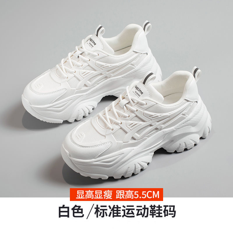 Platform Dad Shoes Women's Autumn 2023 New Versatile Korean Spring and Autumn Sports Women's Shoes Lightweight Shoes Ins Fashion