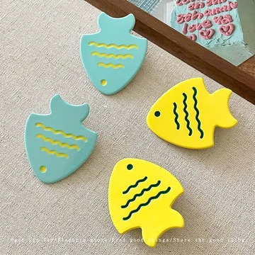 个性创意可爱小鱼发夹女前额碎发刘海夹侧边边夹发卡小夹子头饰