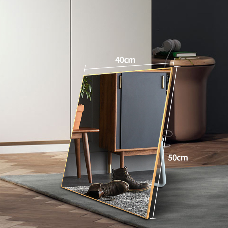 铝合金试鞋镜高清防爆落地鞋店镜子服装店镜子落地换照鞋镜子专业