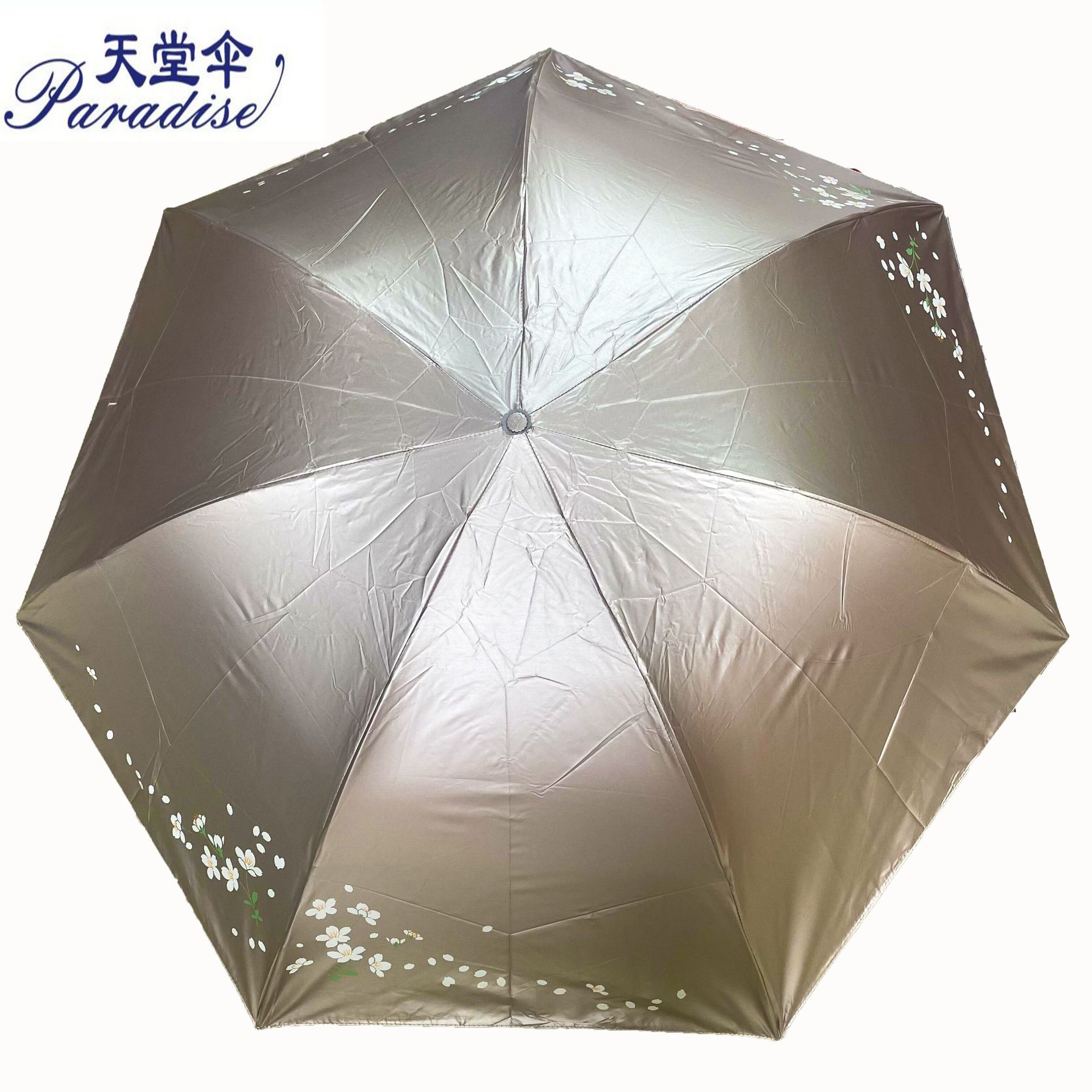 天堂伞黑胶轻便太阳伞折叠伞遮阳伞迷你女士防晒晴雨伞铅笔伞