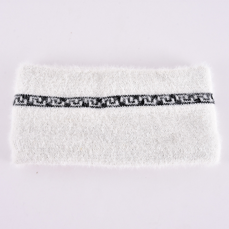 Korean Autumn and Winter Internet Celebrity Knitted Hair Band Face Wash Headband Wide Edge Tide Warm with Velvet Wool Hair Band Fashion Headband