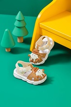 儿童夏季包头凉鞋0-3岁宝宝新款中小童软底防滑轻便幼儿园学步鞋
