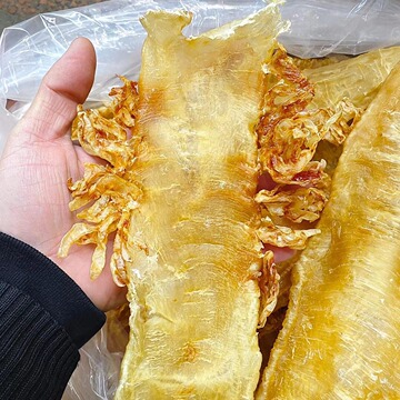 稀有货6头刺花黑鳘赤嘴筒500g赤嘴鳘鱼胶花胶干货赤嘴胶一件代发