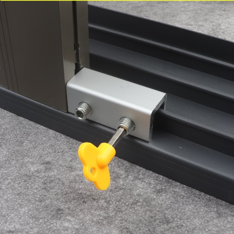 窗户限位器限制器铝合金窗锁免打孔门窗锁推拉儿童防护安全锁批发