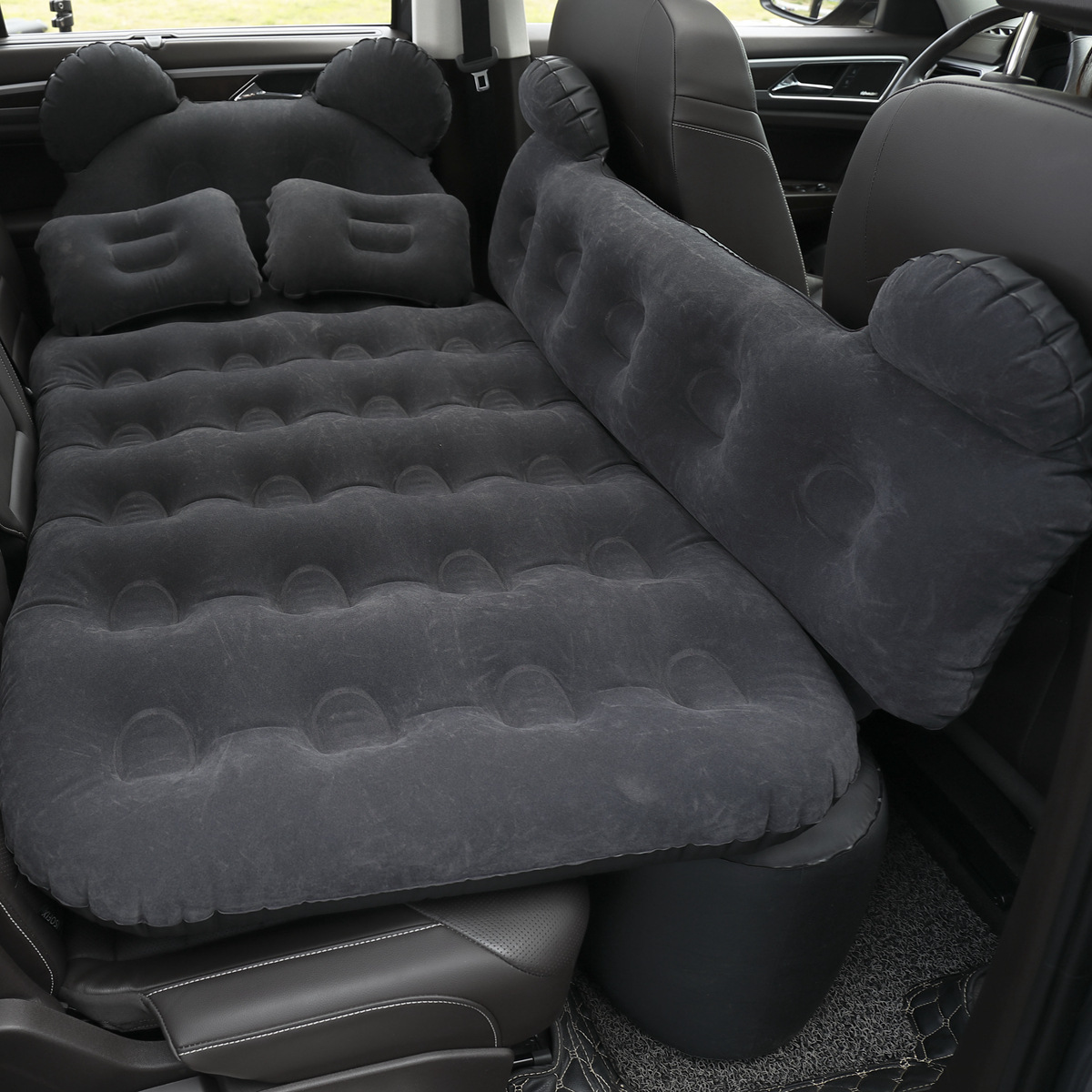 工厂批发车载充气床汽车充气床垫后排家用后排suv气垫床定制黑色