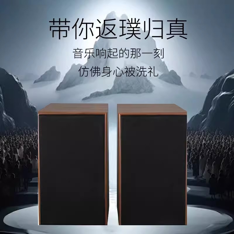 雅琴ls-25m无源音箱二分频hifi书架式6.