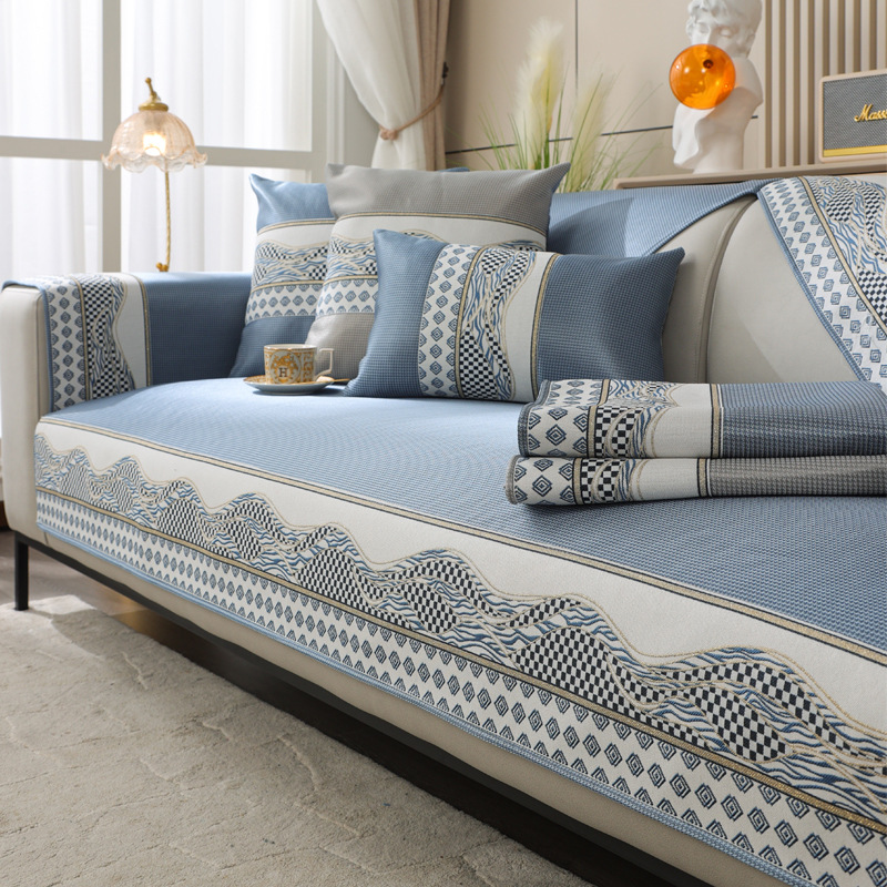 沙发垫夏季冰丝凉席皮坐垫子防滑2023夏天新款简约现代全盖巾批发