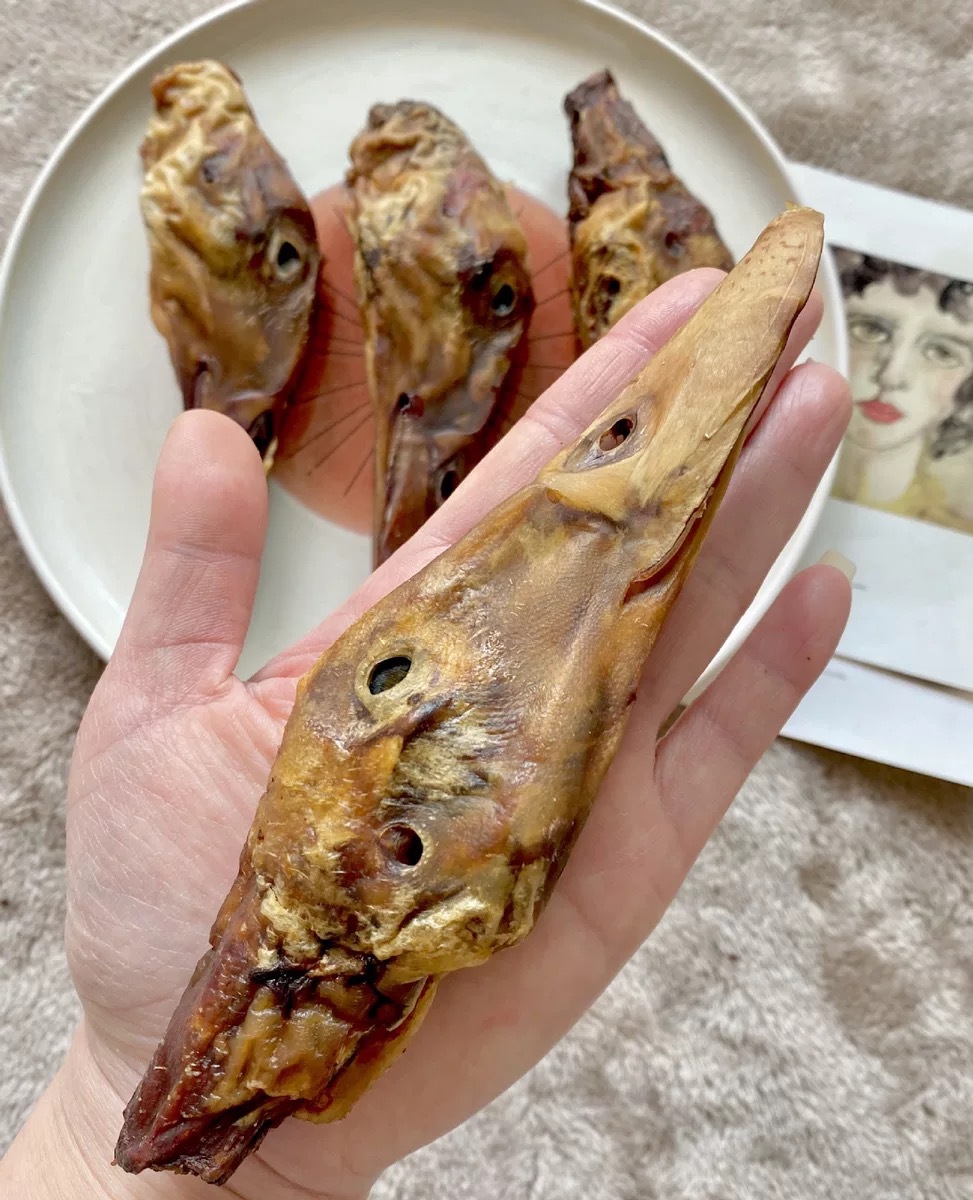 狗零食风干鸭头酥脆磨牙洁齿自制宠物烘干营养金毛泰迪柯基小型犬