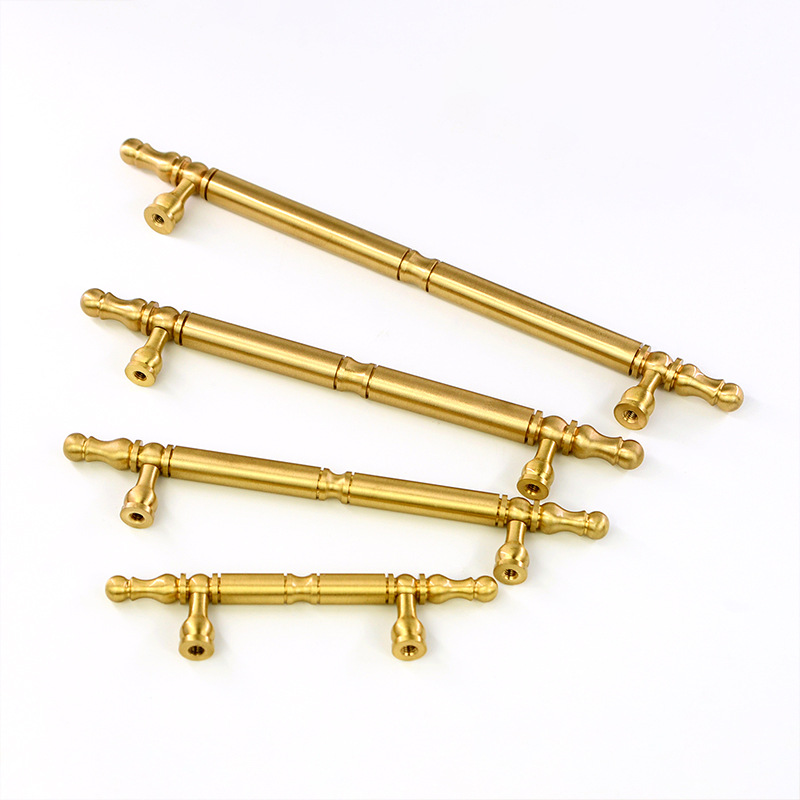 衣柜铜加长鞋柜把手黄铜柜门古家具拉手新 铜仿古橱柜家具抽屉配