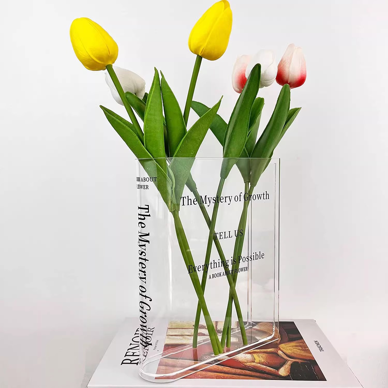 Factory Transparent Acrylic Vase Home High Transparent Flower Box Desktop Decoration Insert Flower Box Organic Glass Customization
